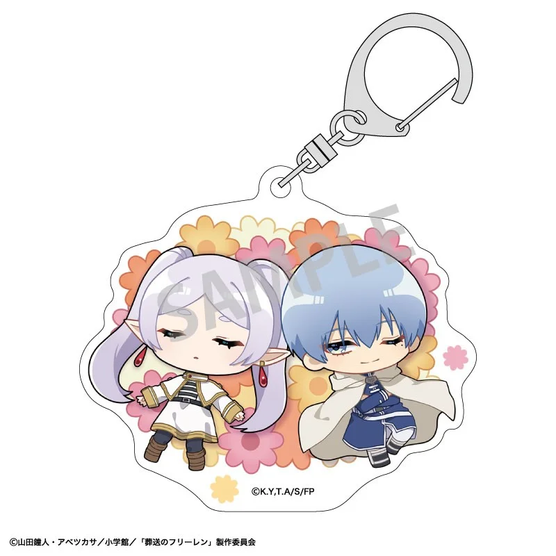 Frieren: Beyond Journey's End Trading Acrylic Keychains / Original Illustration Blind Box - 1 Unidade Aleatória